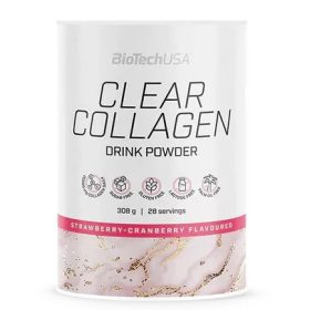 BioTechUSA Clear Collagen eper-vörösáfonya 350g