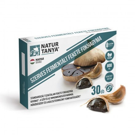 NaturTanya szerves fermentált Feketefokhagyma 30db